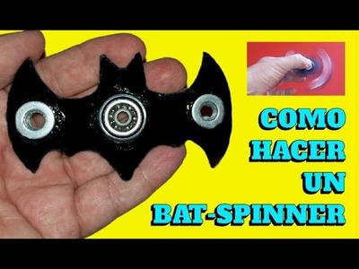 DIY Como hacer un fidget spinner de BATMAN