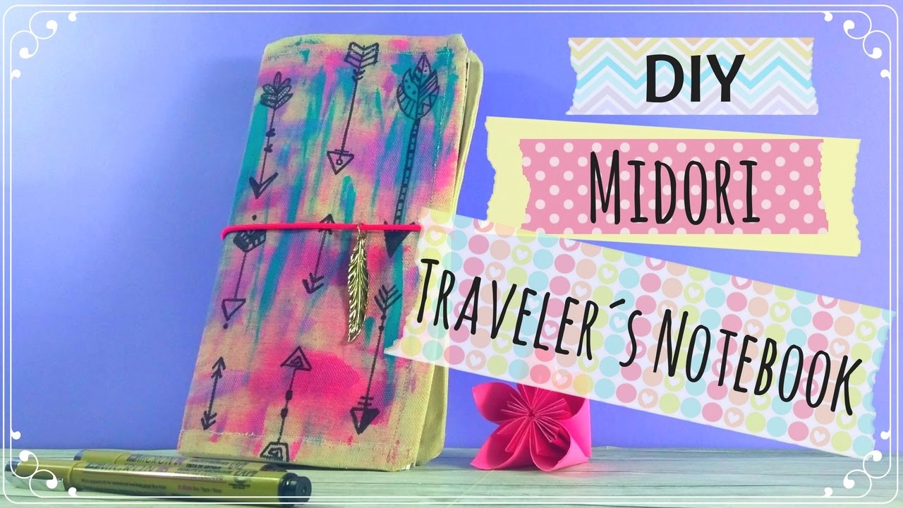 Haz tu propio Midori Traveler´s Notebook |DIY|
