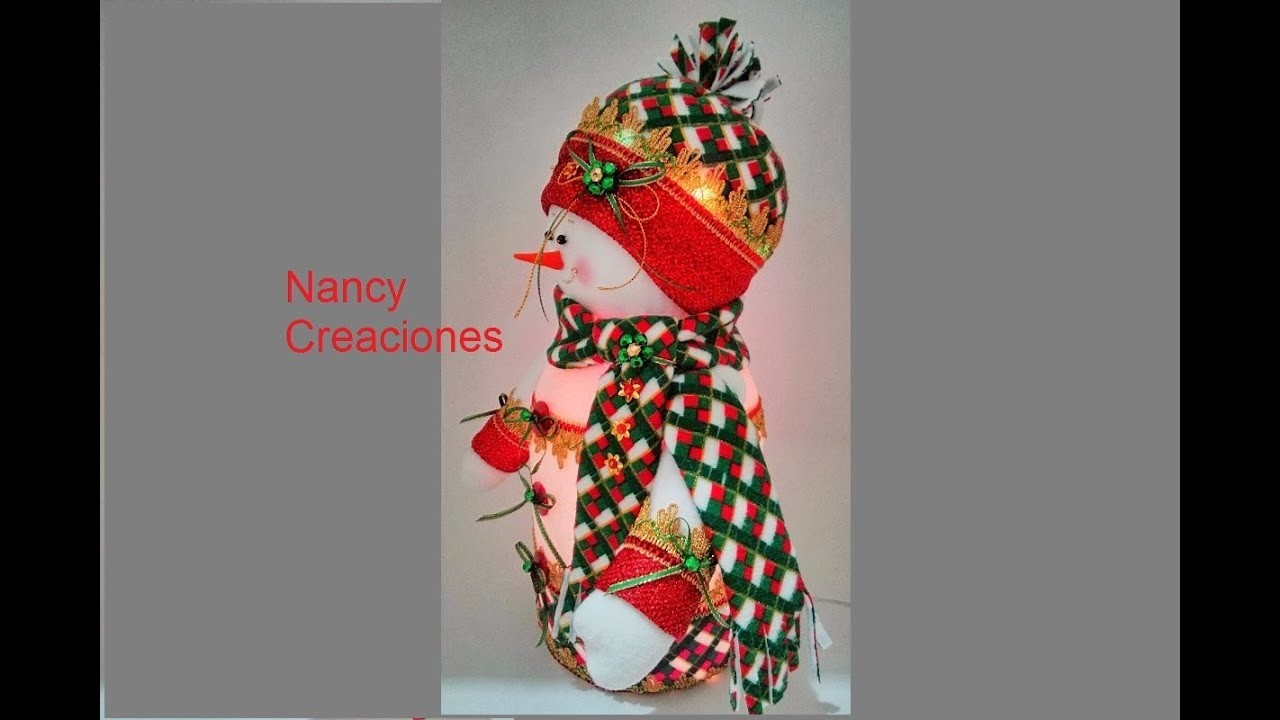 Muñeco de Nieve - Nancy Creaciones