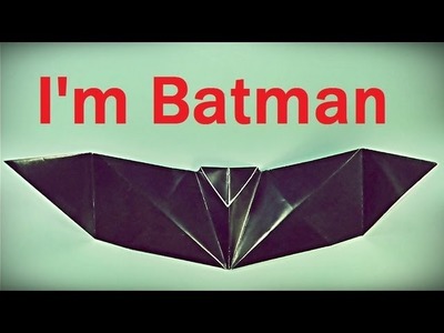 Murciélago de papel - Origami Bat