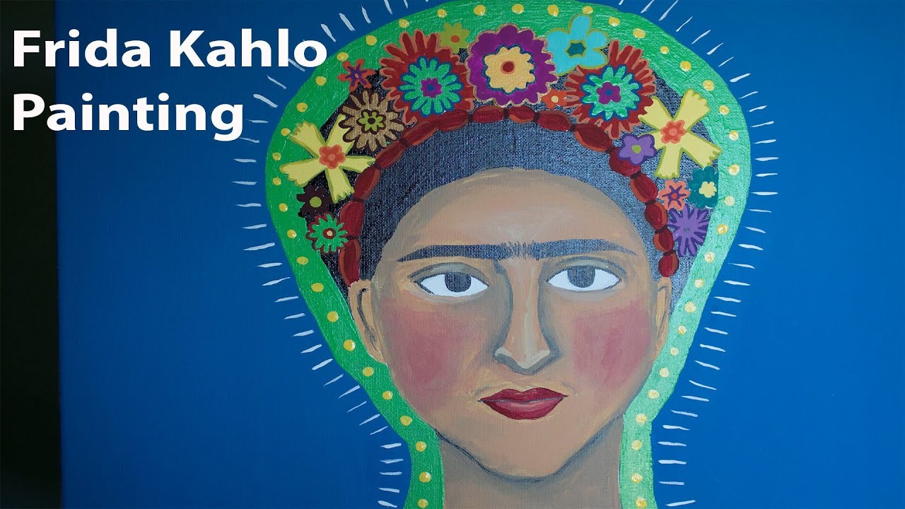 Pintura de Frida Kahlo paso a paso