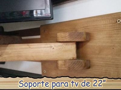 Soporte de madera para tv