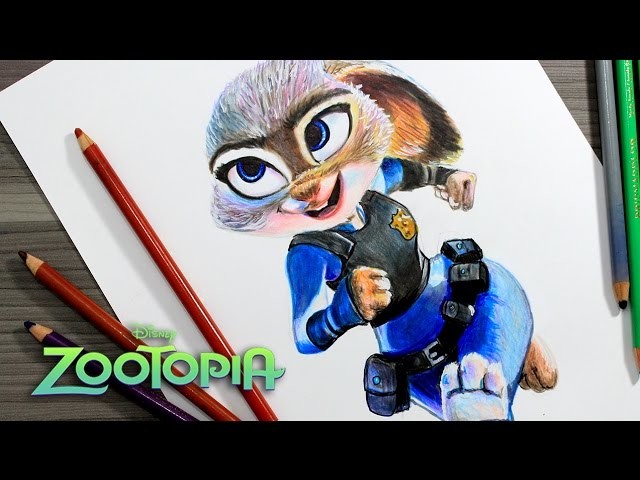 Speed Drawing Judy Hopps (Zootopia).Drawing zootropolis