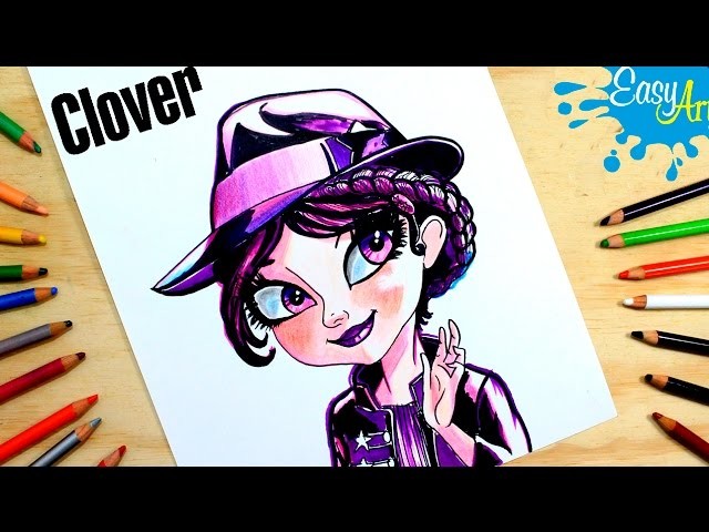 Star Darling. Como dibujar a Clover.How to draw Clover.PAR 2
