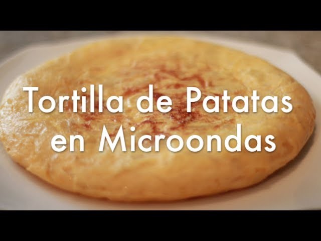 Tortilla de Patatas en Microondas Súper Fácil - Recetas de Cocina
