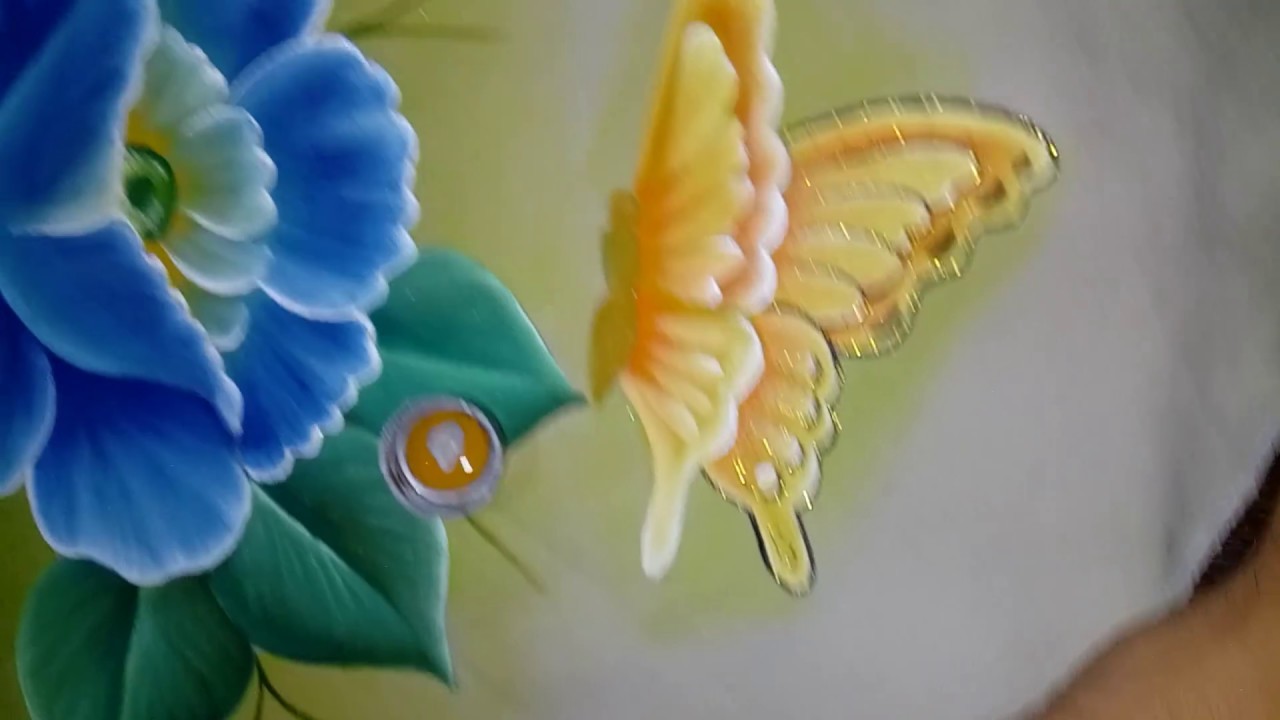 Tutorial pintando mariposa y amapola con Alfre Severo