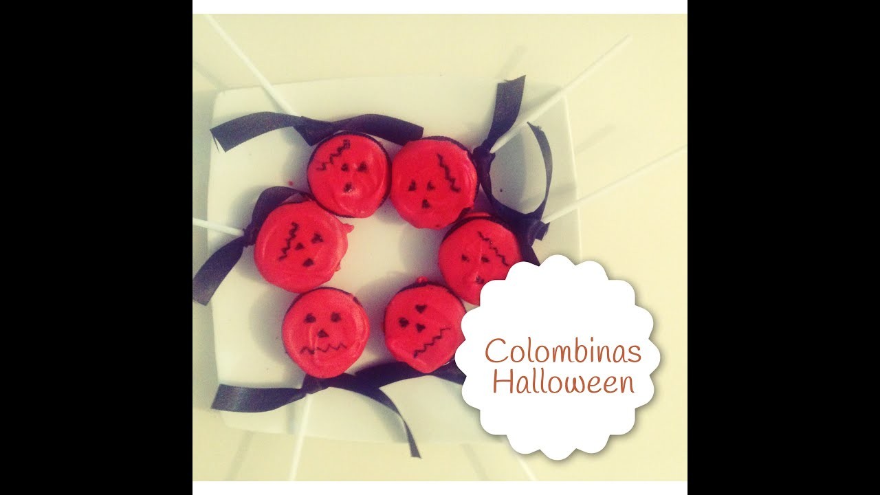 COLOMBINAS HALLOWEEN CON OREO - Sophie Giraldo