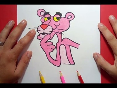 Como dibujar a la pantera rosa paso a paso 2 | How to draw the pink panther 2