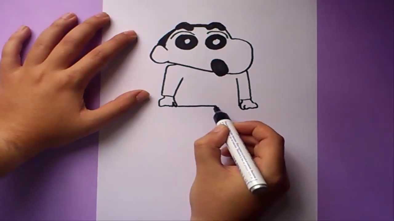 Como dibujar a Shin Chan paso a paso - Shin Chan | How to draw Shin Chan - Shin Chan