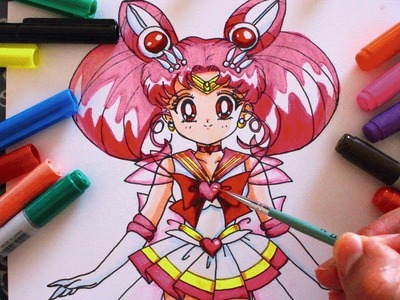Cómo dibujar a Super Chibi Moon Perfecta paso a paso How To Draw Sailor Chibi Moon | CarlosNaranjoTV