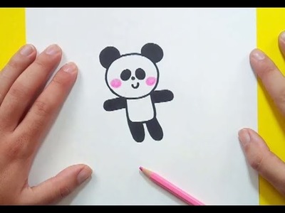 Como dibujar un oso panda paso a paso 3 | How to draw a panda 3