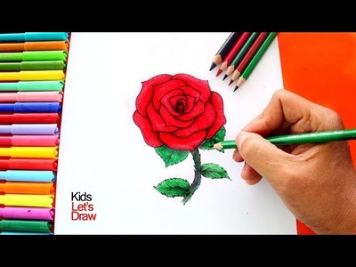 Cómo Dibujar una Rosa Paso a Paso | How to Draw a Rose - 5.10