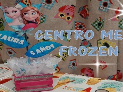 ????Cómo hacer centro mesa Frozen????