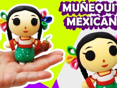 Como hacer Muñequita Méxicana ???????? de Maria's INC con Foamy Moldeable