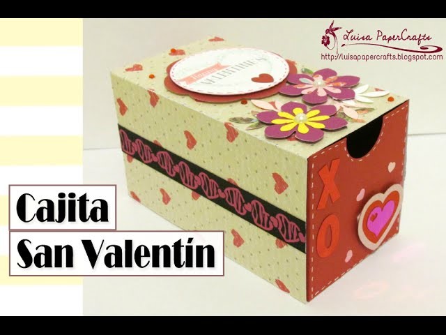 Cómo hacer una Caja para Regalo Fácil y Rápida | Tutorial DIY San Valentín | Luisa PaperCrafts