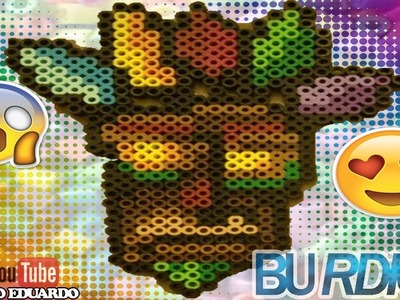 Crash Bandicoot Aku Aku Mask (BURDIGA) HAMABEADS. ALBERTO EDUARDO