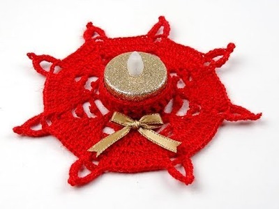 Crochet: Porta Vela # 3