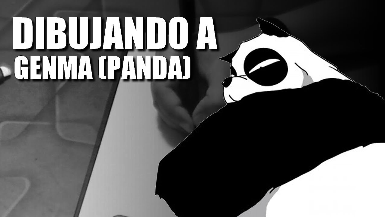 Dibujando a Genma Saotome (panda) - [RANMA 1.2]