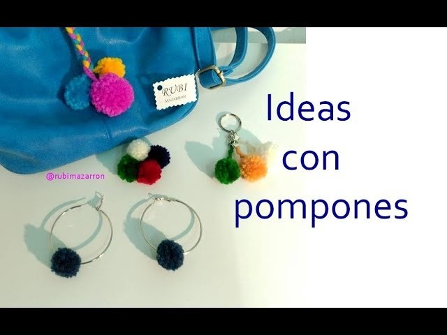 Diy. Ideas con pompones