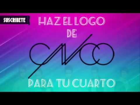 Haz el logo de CNCO para tu cuarto.Cnco Diy