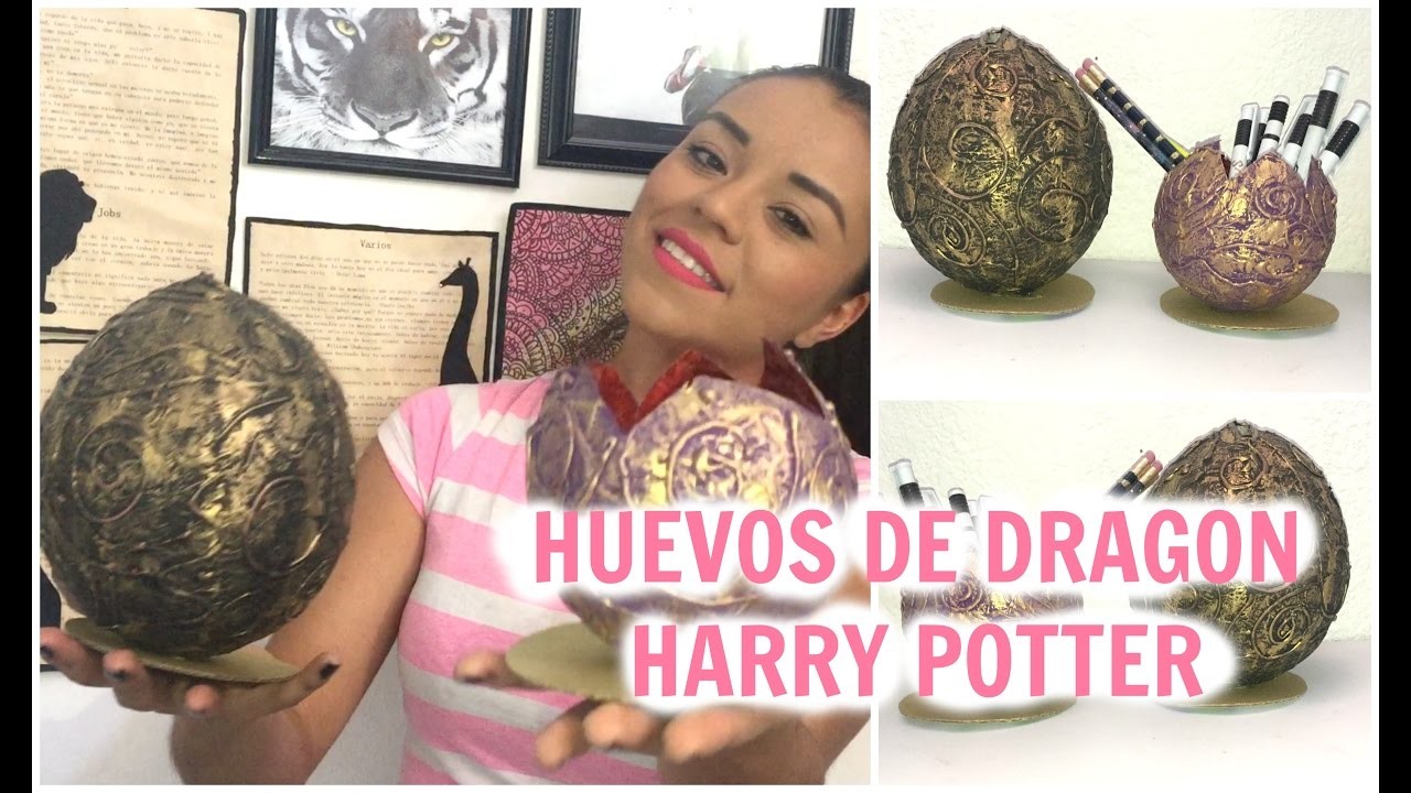 Haz tu huevo de dragon como los de HARRY POTTER - Brenda PE