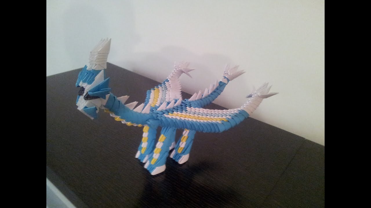 ORIGAMI 3D. Dragón