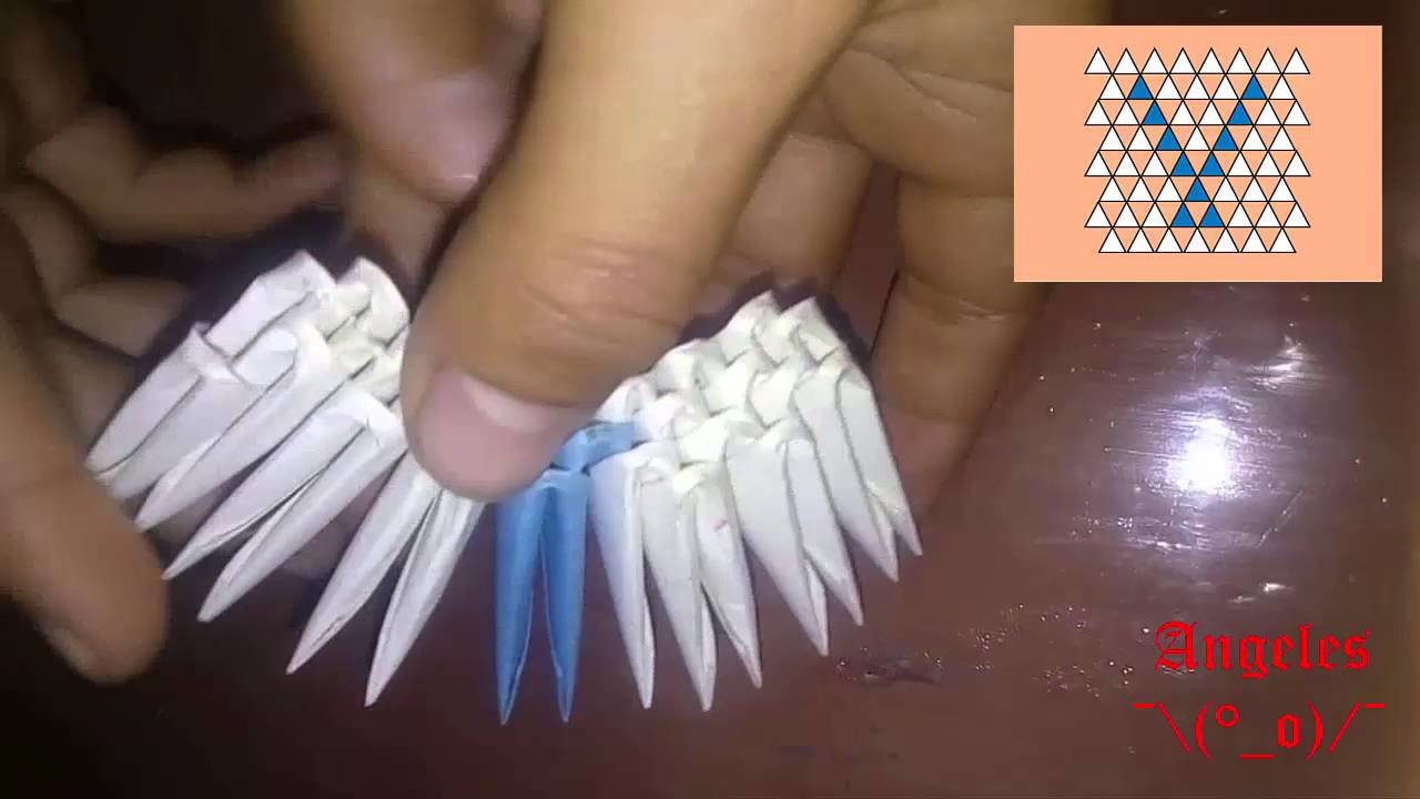 Origami 3D Letra "Y" (Tutorial)