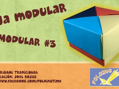 Origami caja modular Modular #3