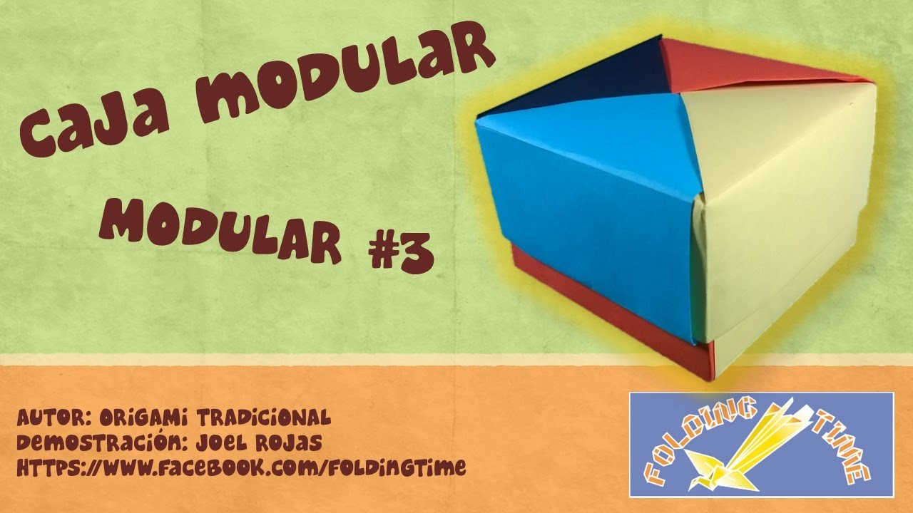 Origami caja modular Modular #3