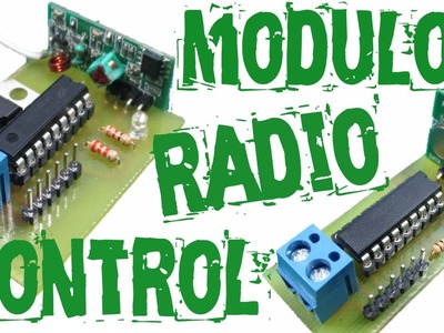 RADIO CONTROL 4 CANALES |módulos | fácil de hacer