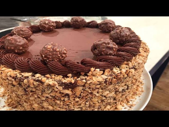 Torta bombón de chocolate y avellanas