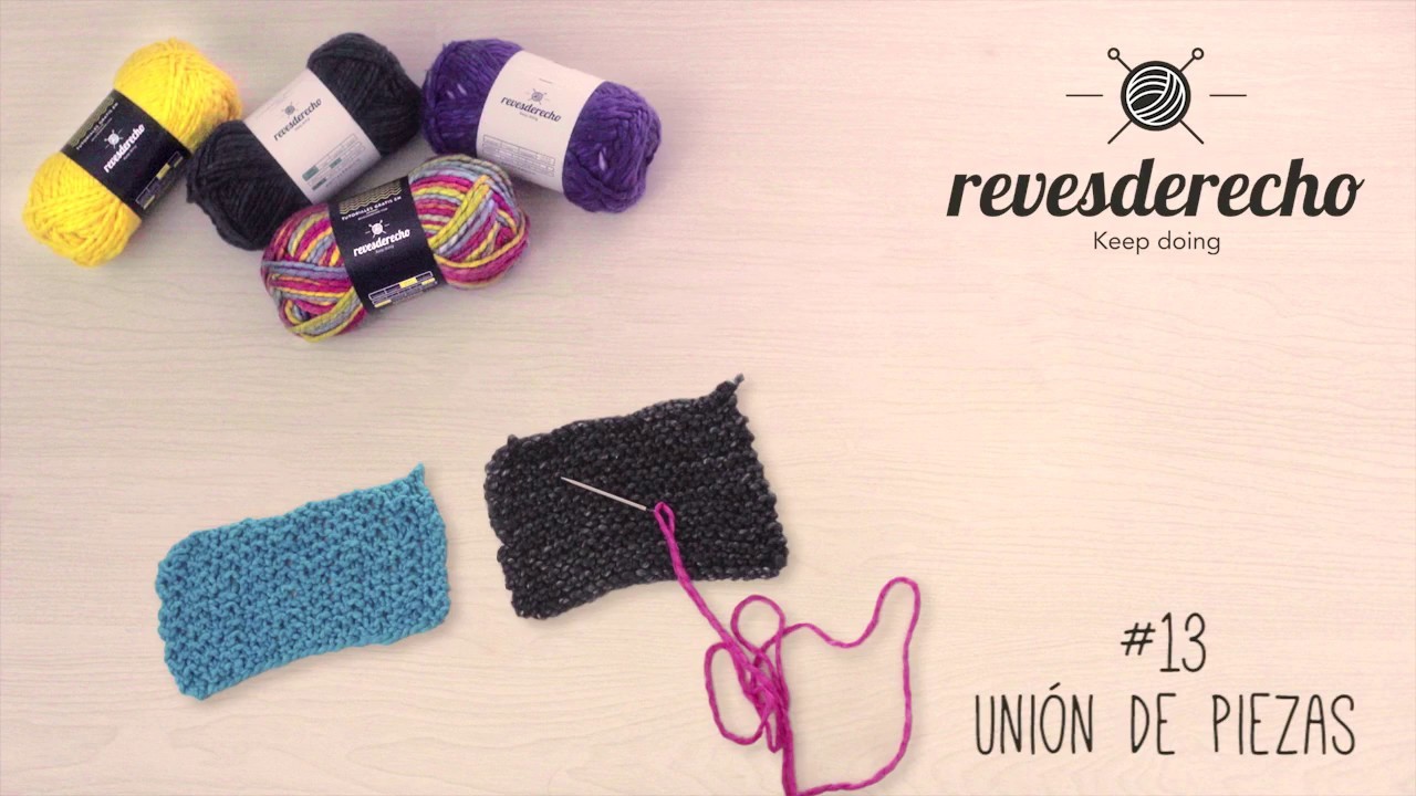 Tutorial Unión de piezas tejidas