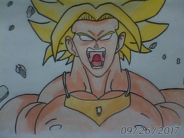 Como dibujar a Broly Ssj