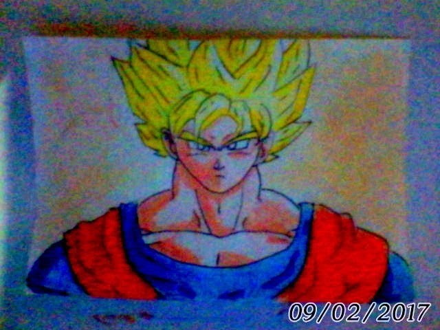 Como dibujar a Goku SSJ 2