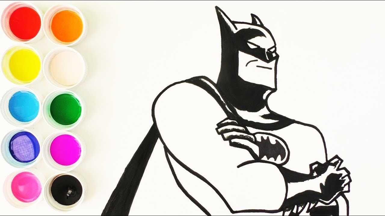 Cómo Dibujar Batman - Dibujos Para Niños - How To Draw Batman For Kids. FunKeep