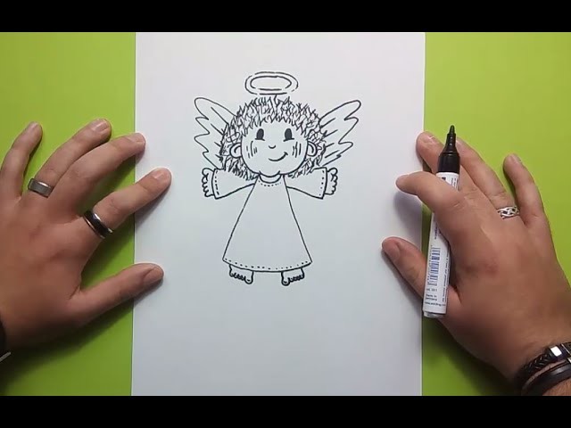Como dibujar un angel paso a paso 5 | How to draw an angel 5