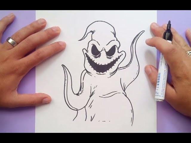 Como dibujar un fantasma paso a paso 18 | How to draw a ghost 18