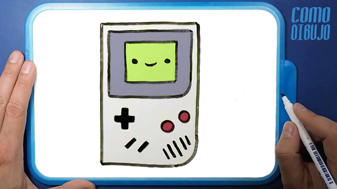 ????????Como Dibujar una Game Boy Kawaii paso a paso ✅ COMO DIBUJO