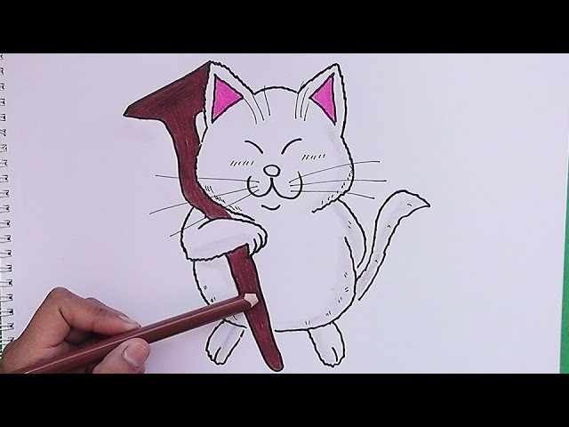 Como dibujar y colorear a Maestro Karin (Dragon Ball Z) - How to draw and color a Korin