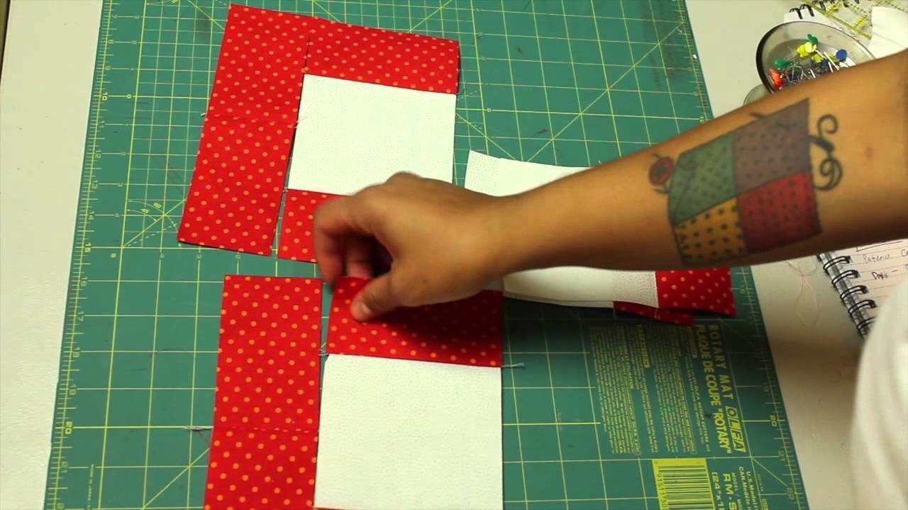 Como hacer cuadrado de patchwork- Esquinas de paciencia- Block #6