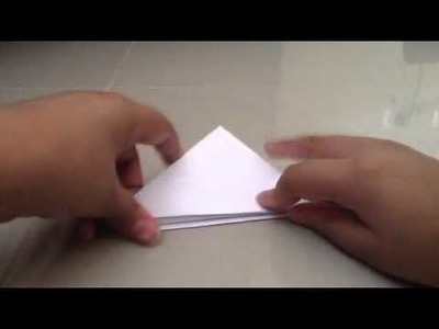 Como hacer un soplamocos de papel ORIGAMI SENCILLO