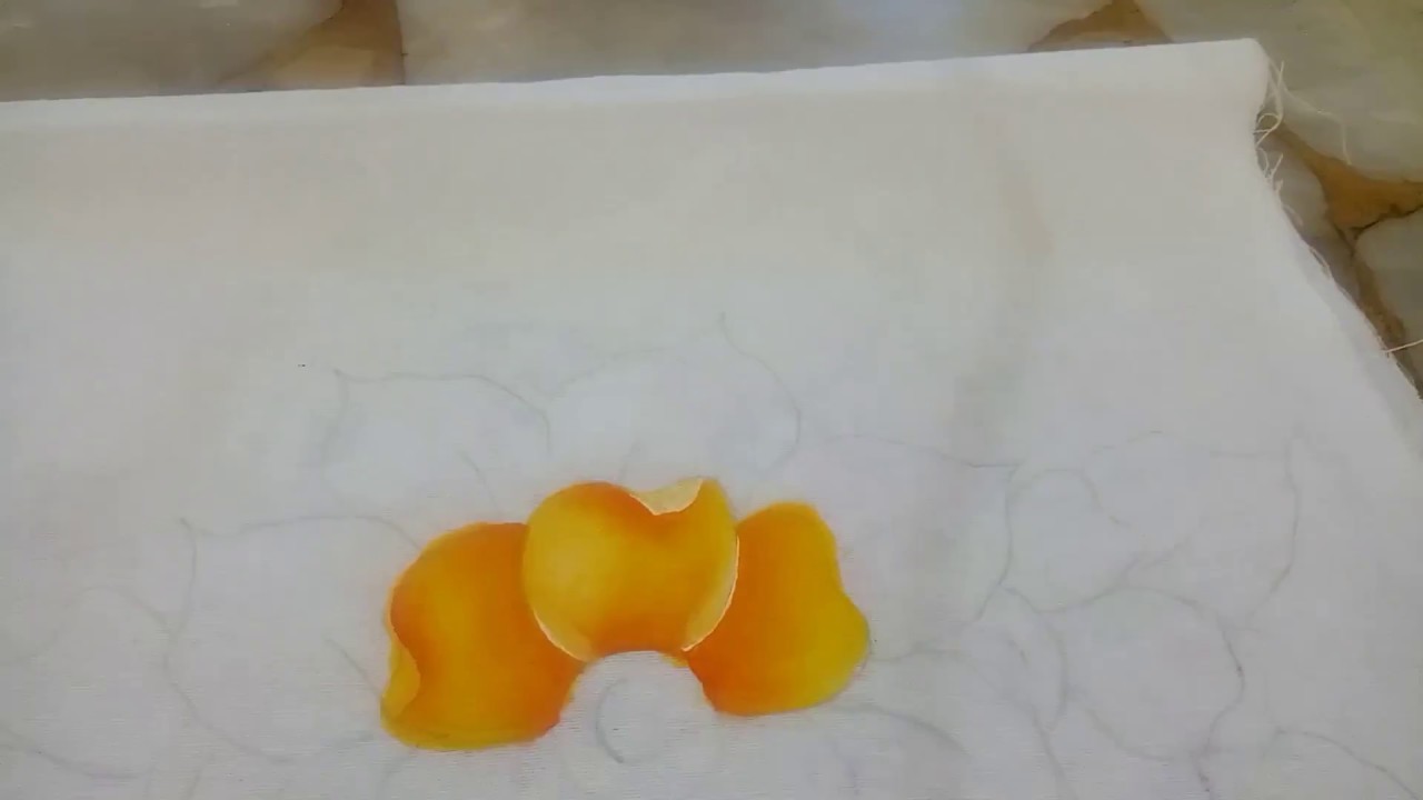 Como pintar una flor básica | Técnica de sombras y luz | Pintura en tela
