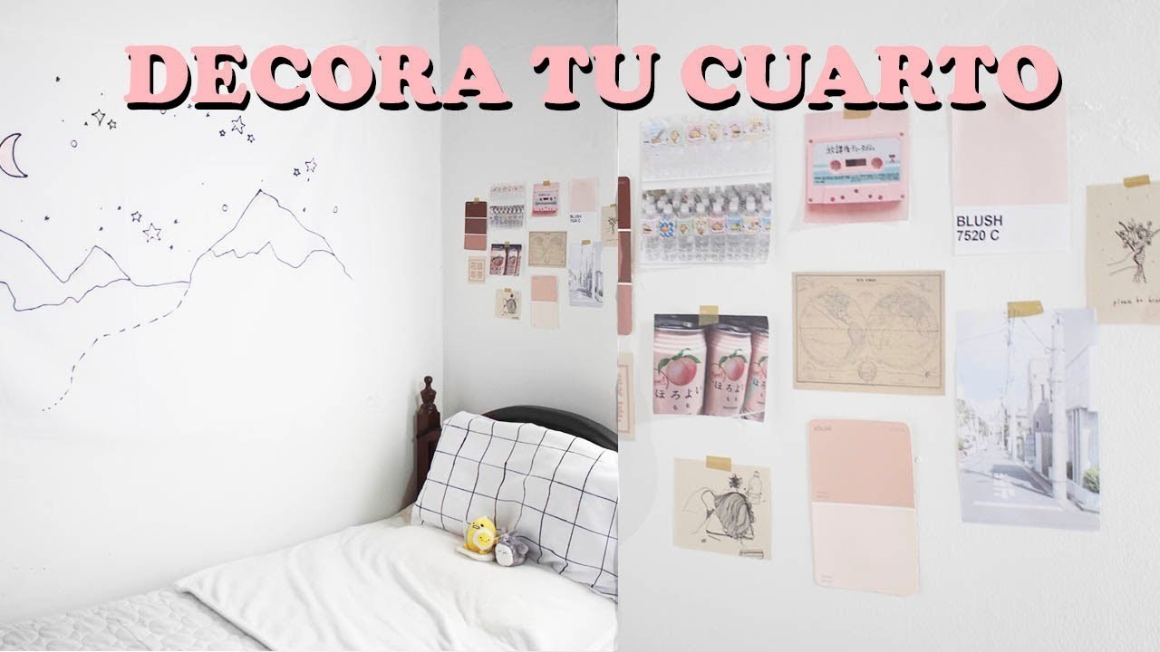 DECORA TU CUARTO | minimalista, pastel, tumblr aesthetic