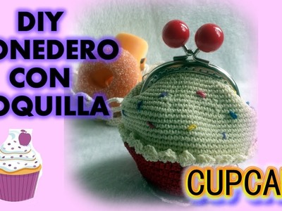 DIY Monedero con boquilla CUP CAKE Panquesito