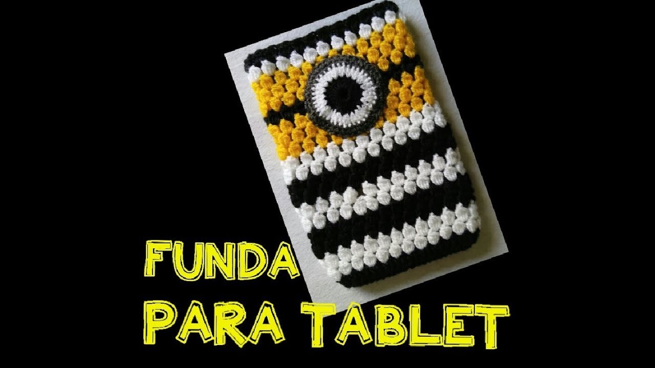 FUNDA PARA TABLET PUNTO PUFF - Manualidades La Manita Feliz