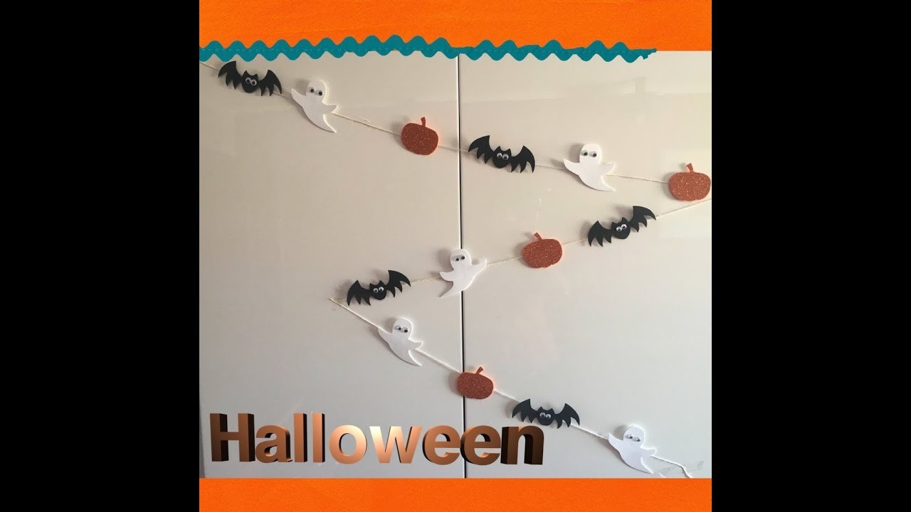 Guirnalda de halloween para decorar tu casa