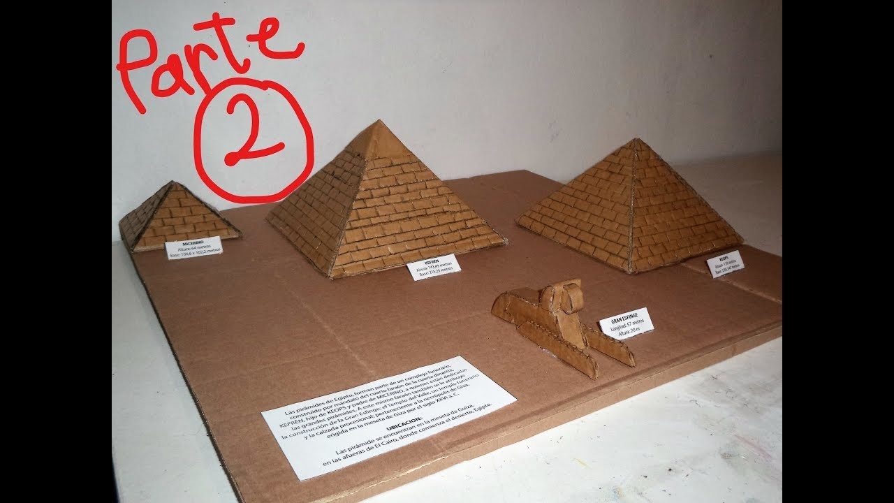 Piramides de Egipto 2 (maqueta)