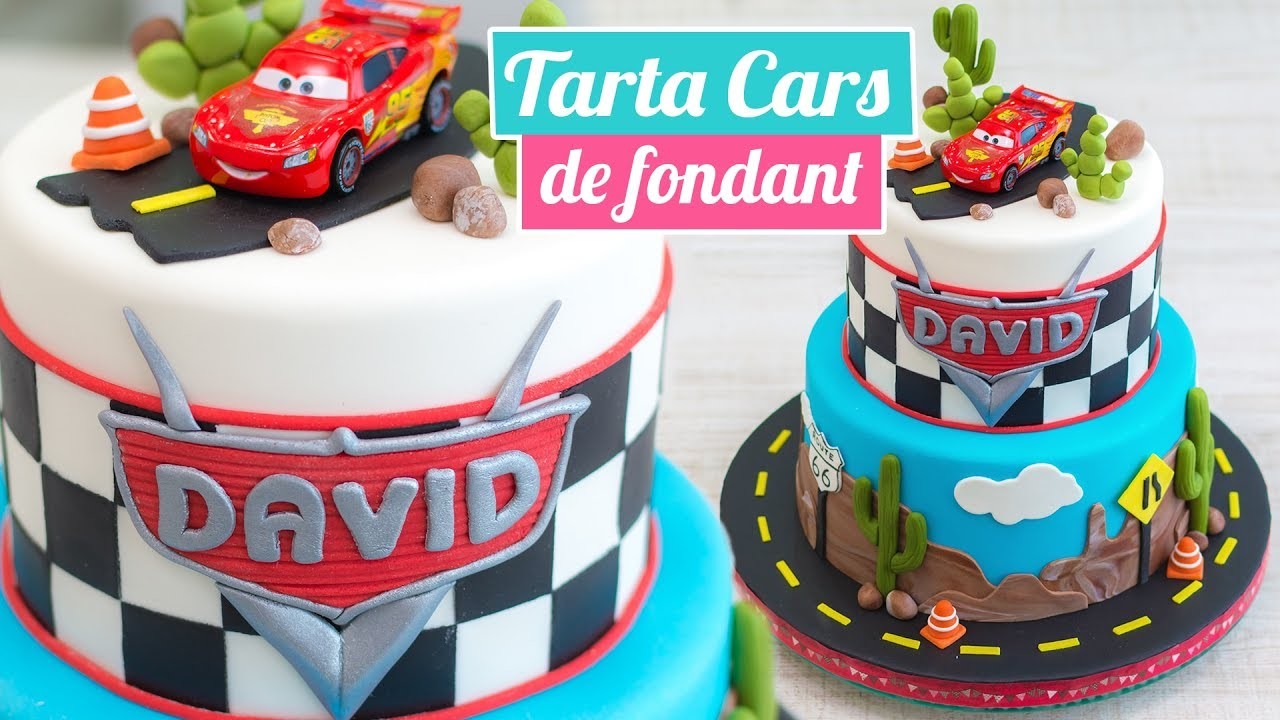 TARTA CARS DE FONDANT ???????? | CARS CAKE | Quiero Cupcakes!