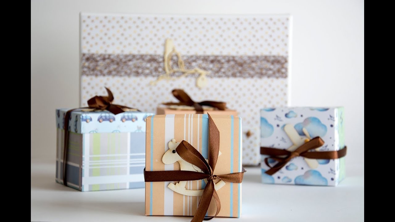 Tutorial Caja Regalo para Bebé - Baby Gift Box Tutorial