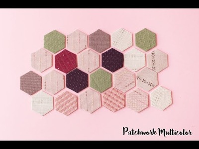 Tutorial cómo hacer hexágonos de Patchwork Pieceo con Papel, Hexágonos, EPP, English Paper Piecing